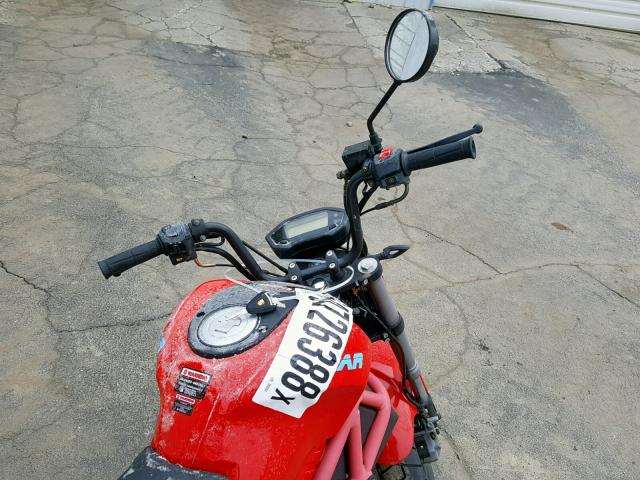 L37MMHBV5GZ080082 - 2016 DAIX SCOOTER RED photo 5