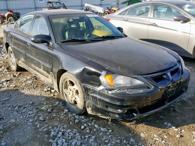 1G2NW52E52M716516 - 2002 PONTIAC GRAND AM G BLACK photo 1