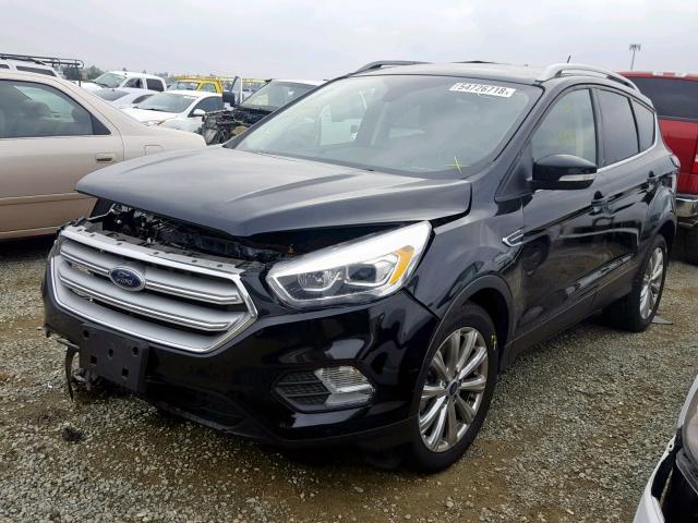 1FMCU0J93JUA42666 - 2018 FORD ESCAPE TIT BLACK photo 2