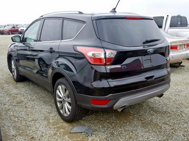 1FMCU0J93JUA42666 - 2018 FORD ESCAPE TIT BLACK photo 3