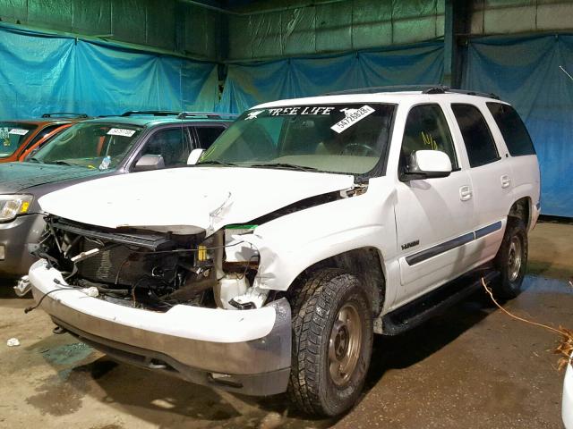 1GKEK13TX1J190112 - 2001 GMC YUKON WHITE photo 2