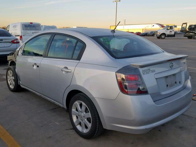 3N1AB6AP1BL701524 - 2011 NISSAN SENTRA 2.0 SILVER photo 3