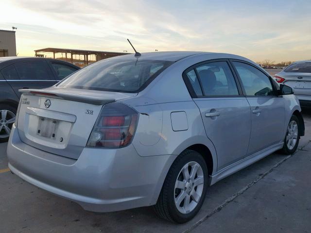 3N1AB6AP1BL701524 - 2011 NISSAN SENTRA 2.0 SILVER photo 4