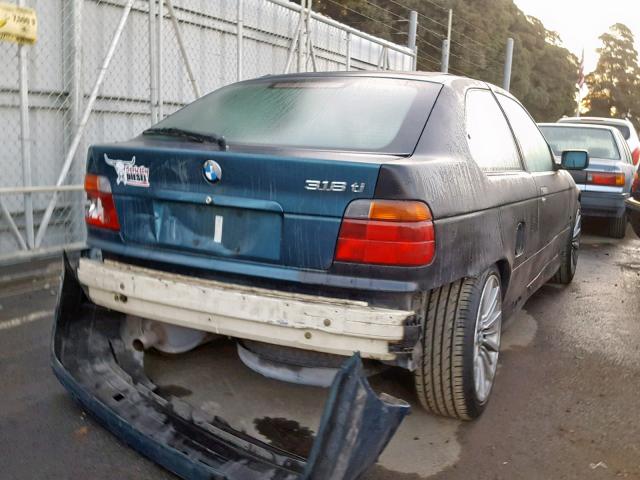 WBACG732XTAS96719 - 1996 BMW 318 TI GREEN photo 4