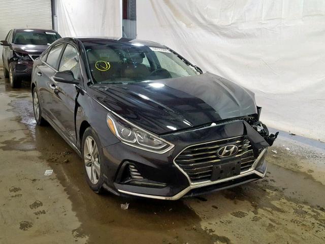 5NPE34AF3JH613855 - 2018 HYUNDAI SONATA SPO BLACK photo 1