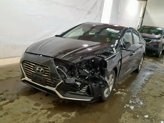 5NPE34AF3JH613855 - 2018 HYUNDAI SONATA SPO BLACK photo 2