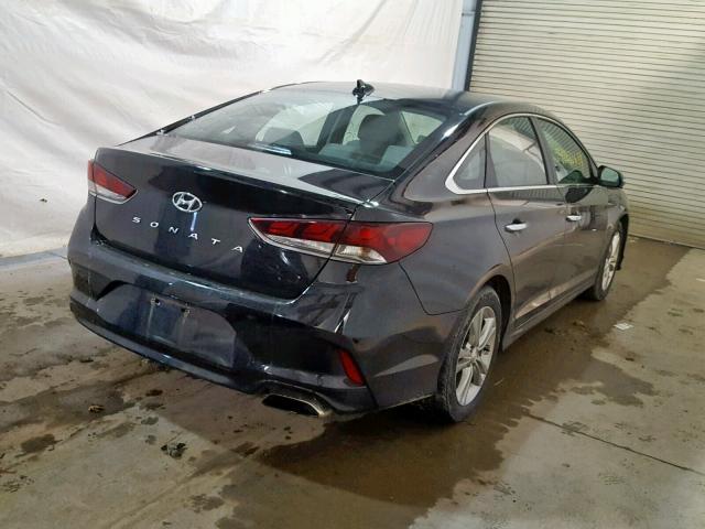 5NPE34AF3JH613855 - 2018 HYUNDAI SONATA SPO BLACK photo 4