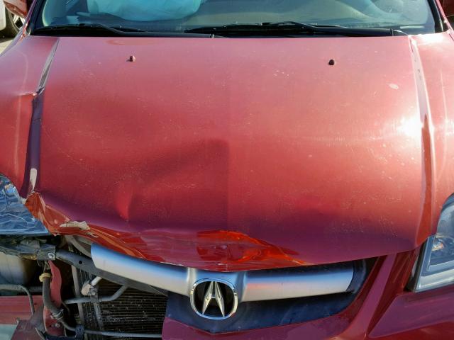 2HNYD18624H528897 - 2004 ACURA MDX TOURIN RED photo 7