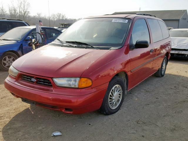 2FMDA5149WBB47112 - 1998 FORD WINDSTAR W RED photo 2