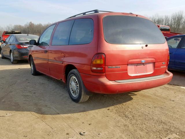 2FMDA5149WBB47112 - 1998 FORD WINDSTAR W RED photo 3