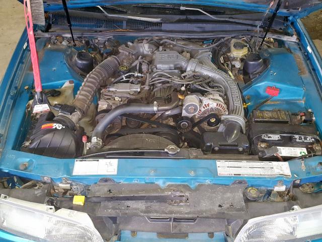 1FAPP64R1PH184582 - 1993 FORD THUNDERBIR TEAL photo 7