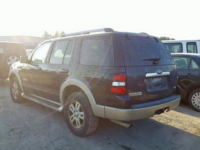 1FMEU74E16UB23179 - 2006 FORD EXPLORER E BLACK photo 3