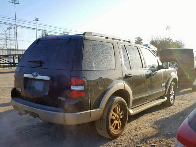 1FMEU74E16UB23179 - 2006 FORD EXPLORER E BLACK photo 4