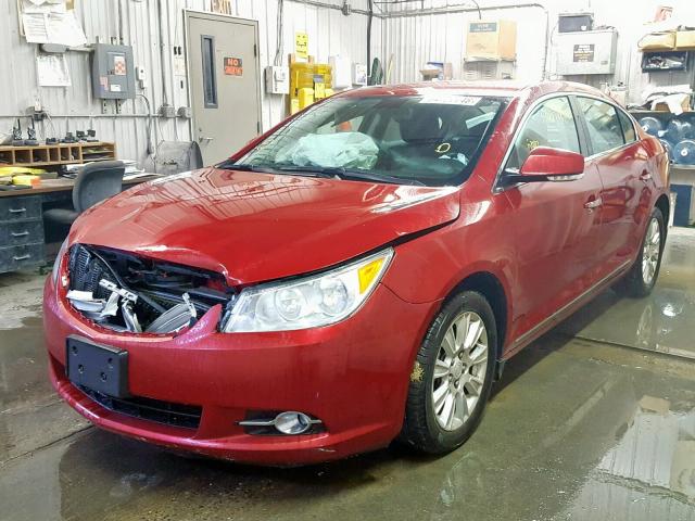 1G4GD5GRXCF333274 - 2012 BUICK LACROSSE P RED photo 2