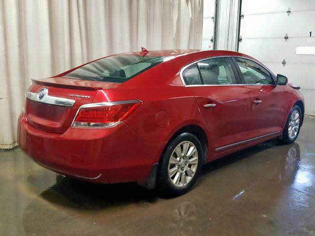 1G4GD5GRXCF333274 - 2012 BUICK LACROSSE P RED photo 4