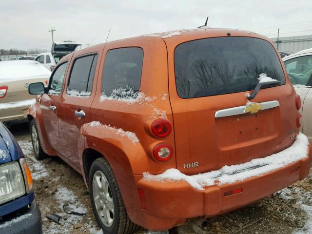 3GNDA23D07S640034 - 2007 CHEVROLET HHR LT ORANGE photo 3