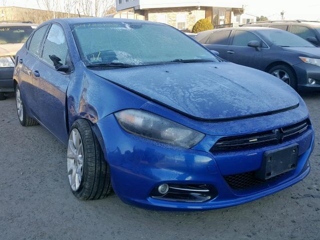 1C3CDFBAXDD324604 - 2013 DODGE DART SXT BLUE photo 1