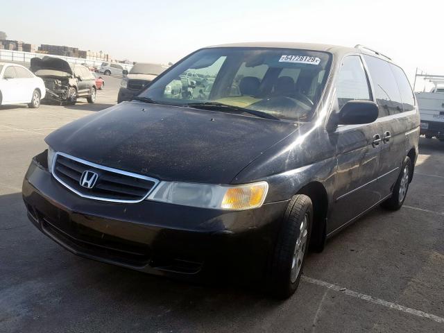 2HKRL18013H501060 - 2003 HONDA ODYSSEY EX BLACK photo 2