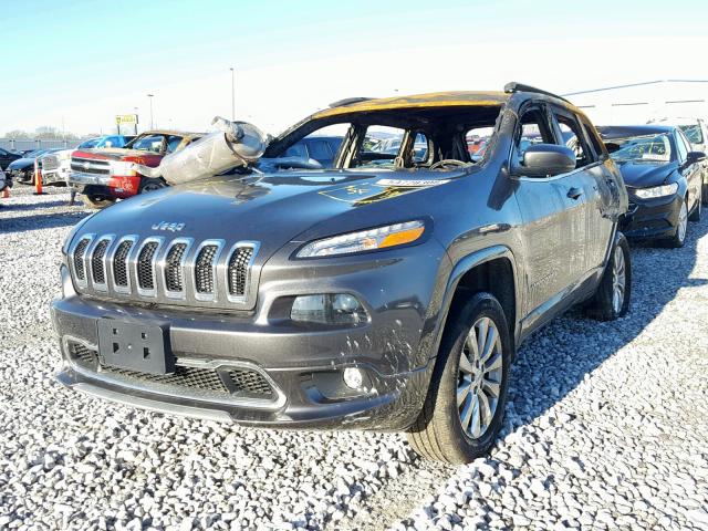 1C4PJMJX8JD556369 - 2018 JEEP CHEROKEE O GRAY photo 2