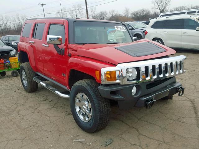 5GTDN136768307273 - 2006 HUMMER H3 RED photo 1