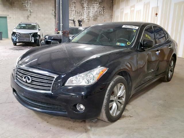 JN1BY1AR5CM391215 - 2012 INFINITI M37 X BLACK photo 2