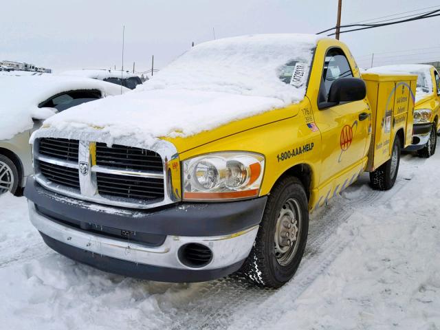 3D6WR26D66G185501 - 2006 DODGE RAM 2500 S YELLOW photo 2