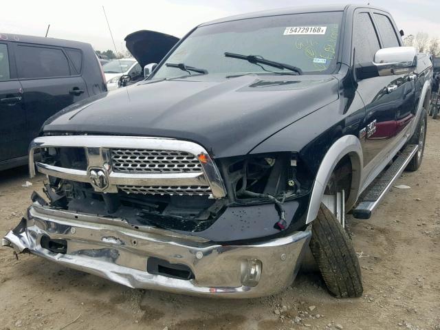 1C6RR7NT3ES296398 - 2014 RAM 1500 LARAM BLACK photo 2