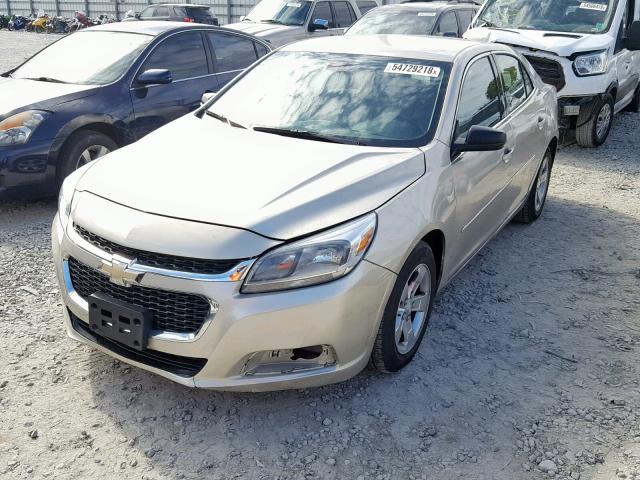 1G11B5SL3FF353088 - 2015 CHEVROLET MALIBU LS 金色 照片 2