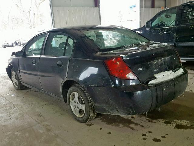 1G8AF52F24Z158532 - 2004 SATURN ION LEVEL BLACK photo 3