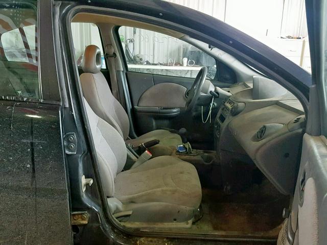 1G8AF52F24Z158532 - 2004 SATURN ION LEVEL BLACK photo 5