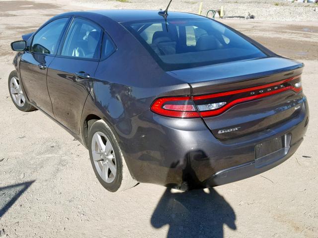 1C3CDFBB4GD766534 - 2016 DODGE DART SXT GRAY photo 3