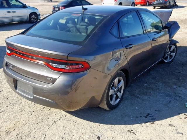 1C3CDFBB4GD766534 - 2016 DODGE DART SXT GRAY photo 4