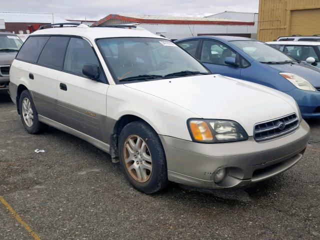 4S3BH665617670376 - 2001 SUBARU LEGACY OUT WHITE photo 1