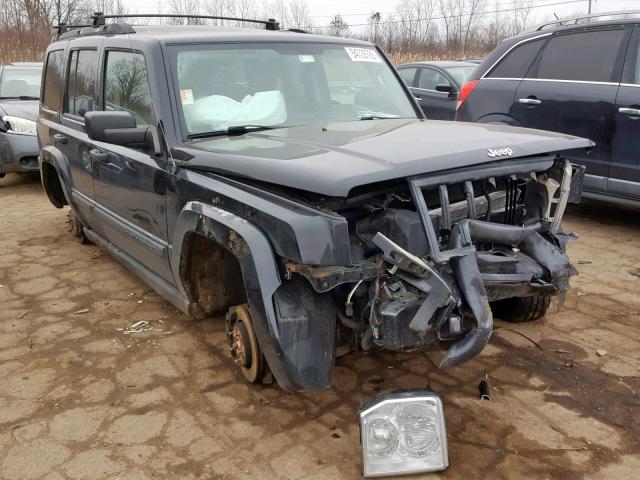 1J8HG48K56C272541 - 2006 JEEP COMMANDER BLACK photo 1