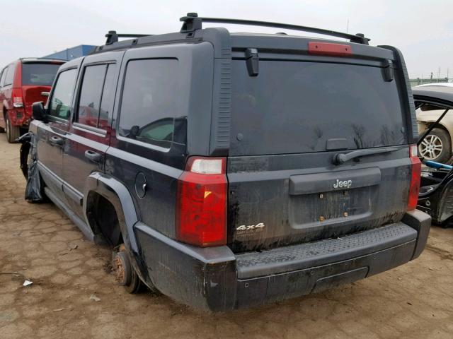 1J8HG48K56C272541 - 2006 JEEP COMMANDER BLACK photo 3