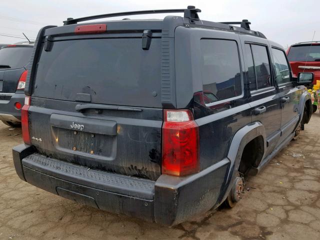 1J8HG48K56C272541 - 2006 JEEP COMMANDER BLACK photo 4