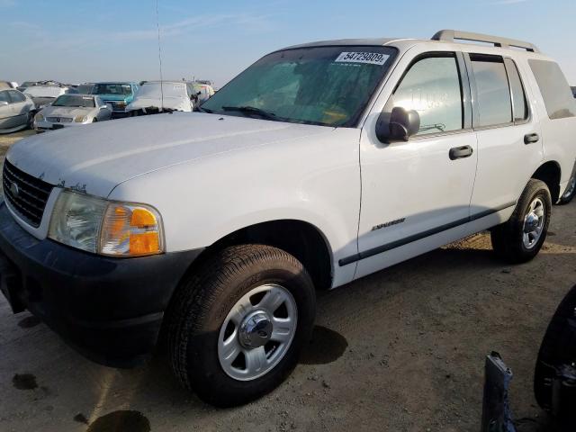 1FMZU62E75ZA37634 - 2005 FORD EXPLORER X WHITE photo 2