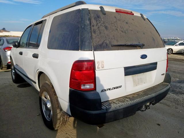 1FMZU62E75ZA37634 - 2005 FORD EXPLORER X WHITE photo 3