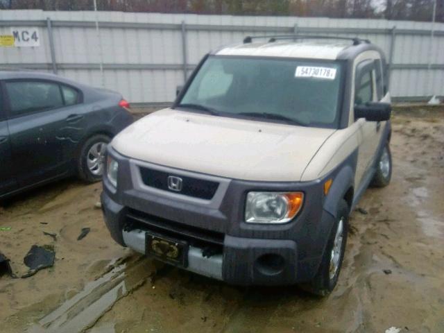 5J6YH18625L000186 - 2005 HONDA ELEMENT EX BEIGE photo 2