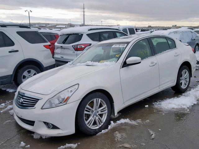 JN1CV6AR4CM976233 - 2012 INFINITI G37 WHITE photo 2