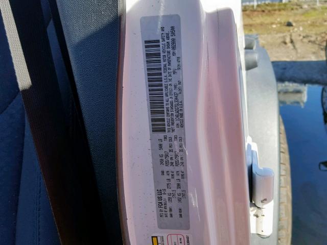 1C4BJWDG7GL334437 - 2016 JEEP WRANGLER U WHITE photo 10