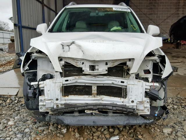 3GSCL33P88S534953 - 2008 SATURN VUE XE WHITE photo 9