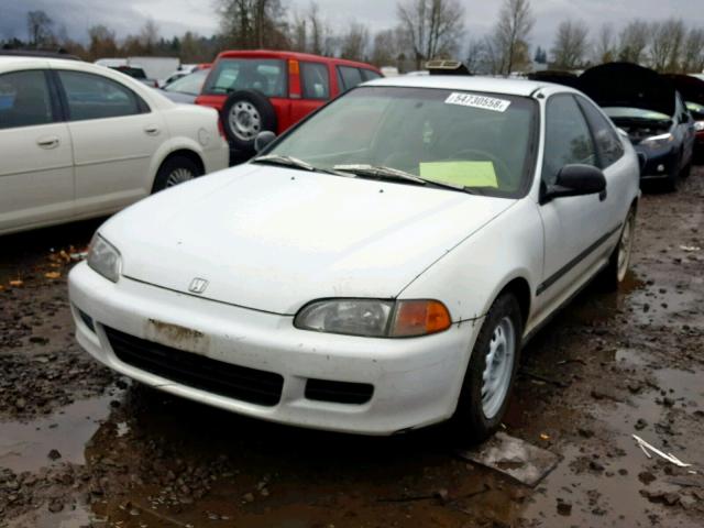 2HGEJ2244PH514083 - 1993 HONDA CIVIC DX WHITE photo 2