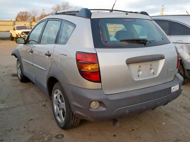 5Y2SL62833Z473588 - 2003 PONTIAC VIBE SILVER photo 3