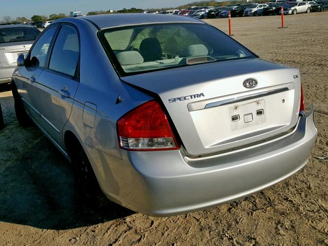 KNAFE121375436763 - 2007 KIA SPECTRA EX SILVER photo 3