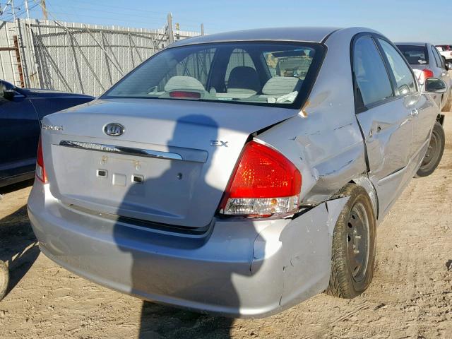 KNAFE121375436763 - 2007 KIA SPECTRA EX SILVER photo 4