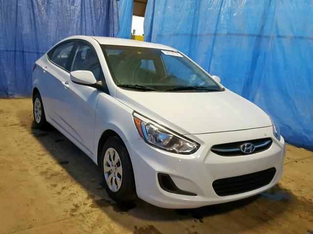 KMHCT4AEXHU371222 - 2017 HYUNDAI ACCENT SE WHITE photo 1