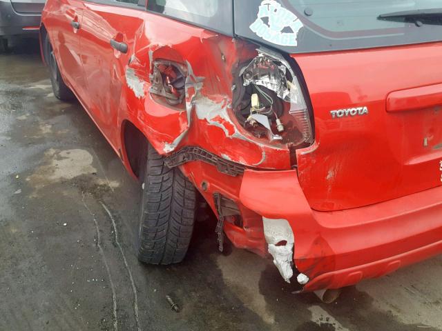 2T1KR32E15C492799 - 2005 TOYOTA MATRIX 红色 照片 9