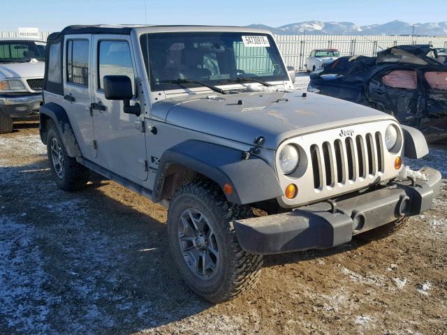 1J4GA39137L174642 - 2007 JEEP WRANGLER X SILVER photo 1