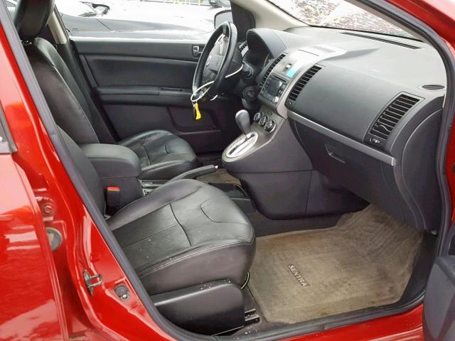 3N1AB6AP6BL612628 - 2011 NISSAN SENTRA 2.0 RED photo 5